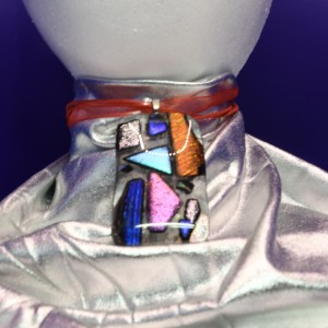 Fused Dichroic Glass Pendant