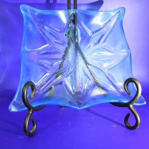 Star Fused Glass Dish - Clear