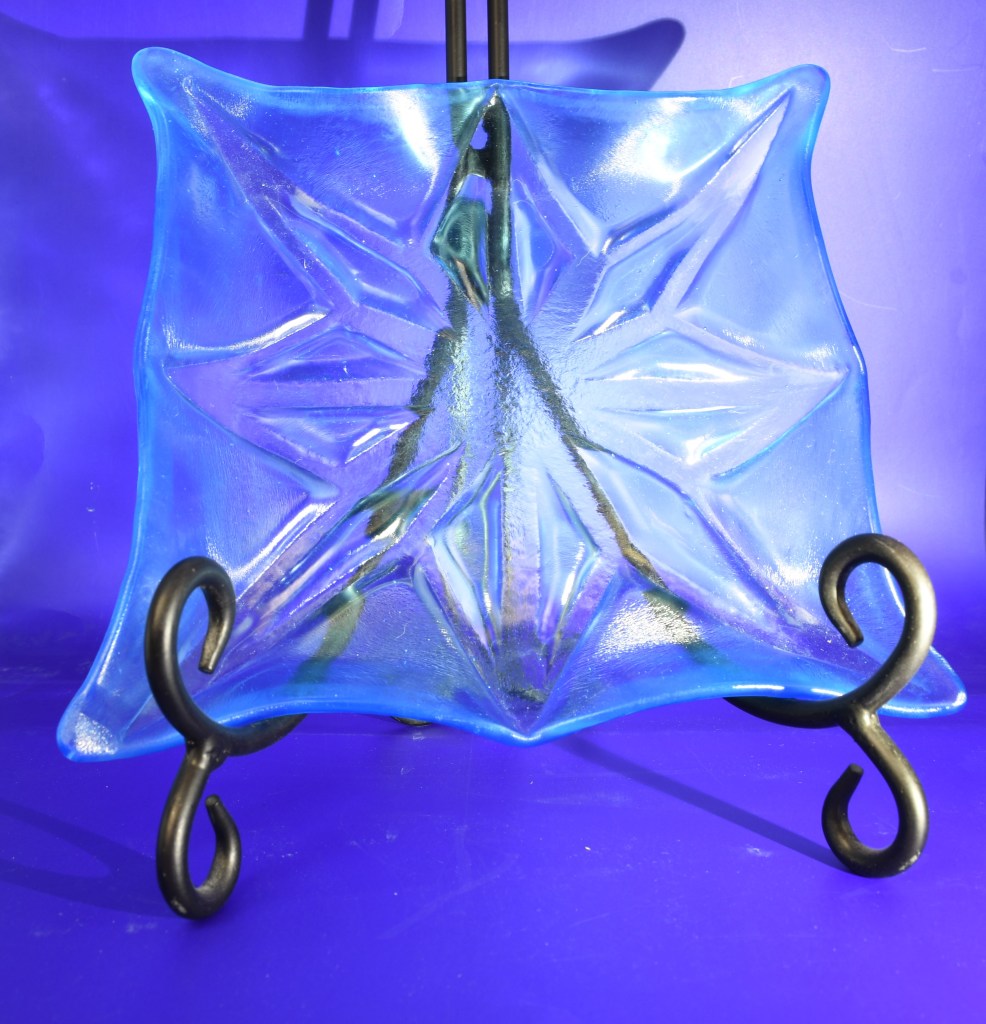 Star Fused Glass Dish - Clear